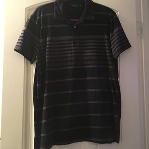 Men's stripped polo shirt